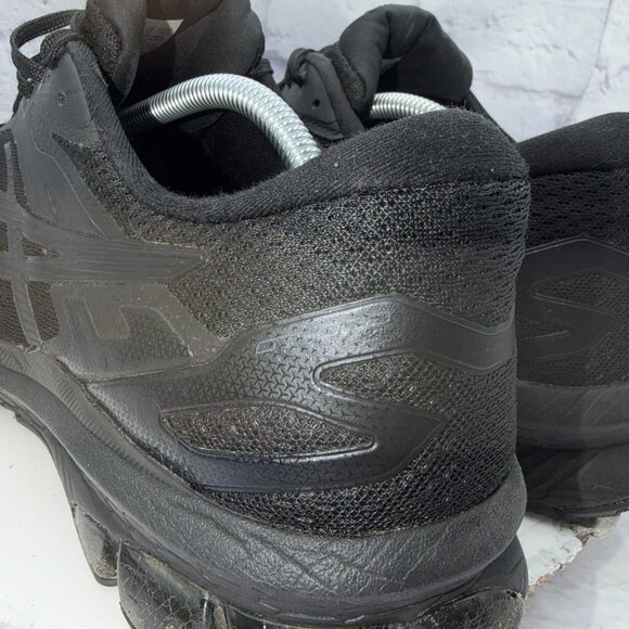 ASICS Mens GT-1000 10 Lace Up Running Shoes 1011B276 Black Size 12 Sneakers - Picture 7 of 13
